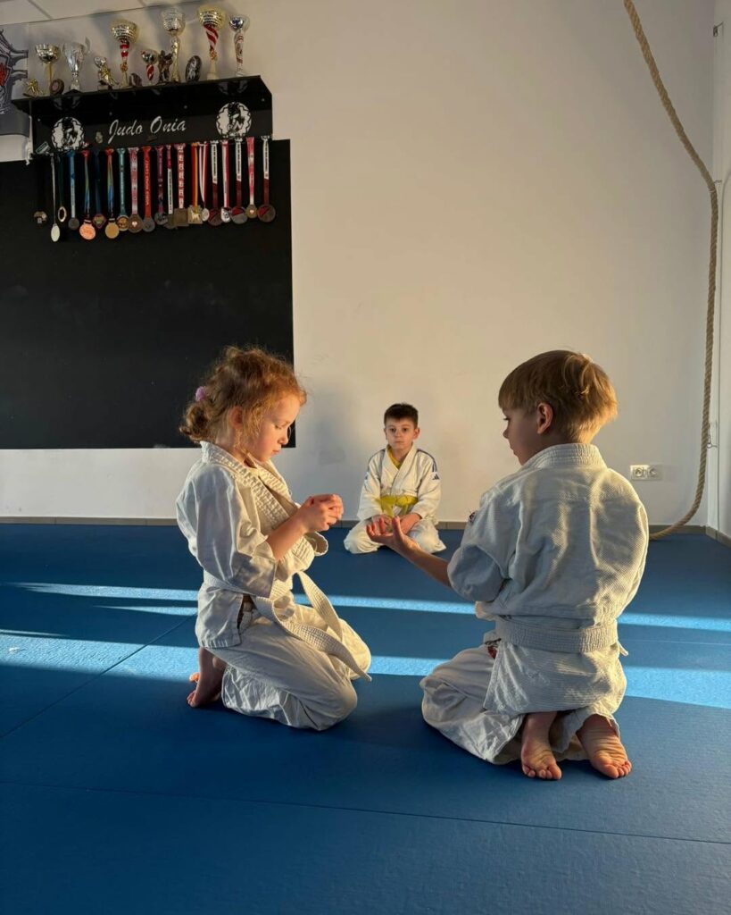 pierwszy trening judo dziecka
